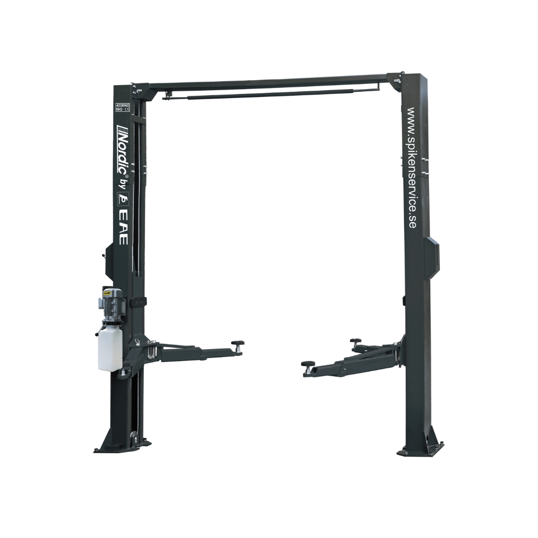 2-pelarlyft med båge över