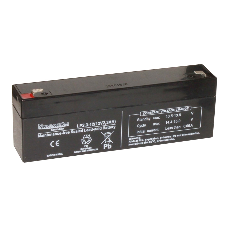 Batteri 8678 12V 2.3Ah