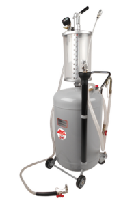 Spilloljetunna med sug