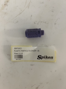 PLASTIC PARTICLE SILENCER 1/8