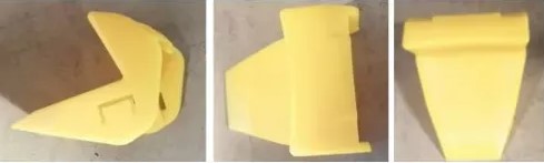 Kloskydd gul 887 (Set med 4st)