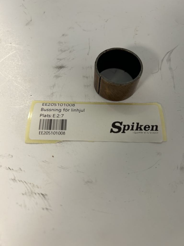 Bussning för linhjul