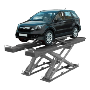 Saxlyft 4 ton med inbyggd sax för nedgjutning