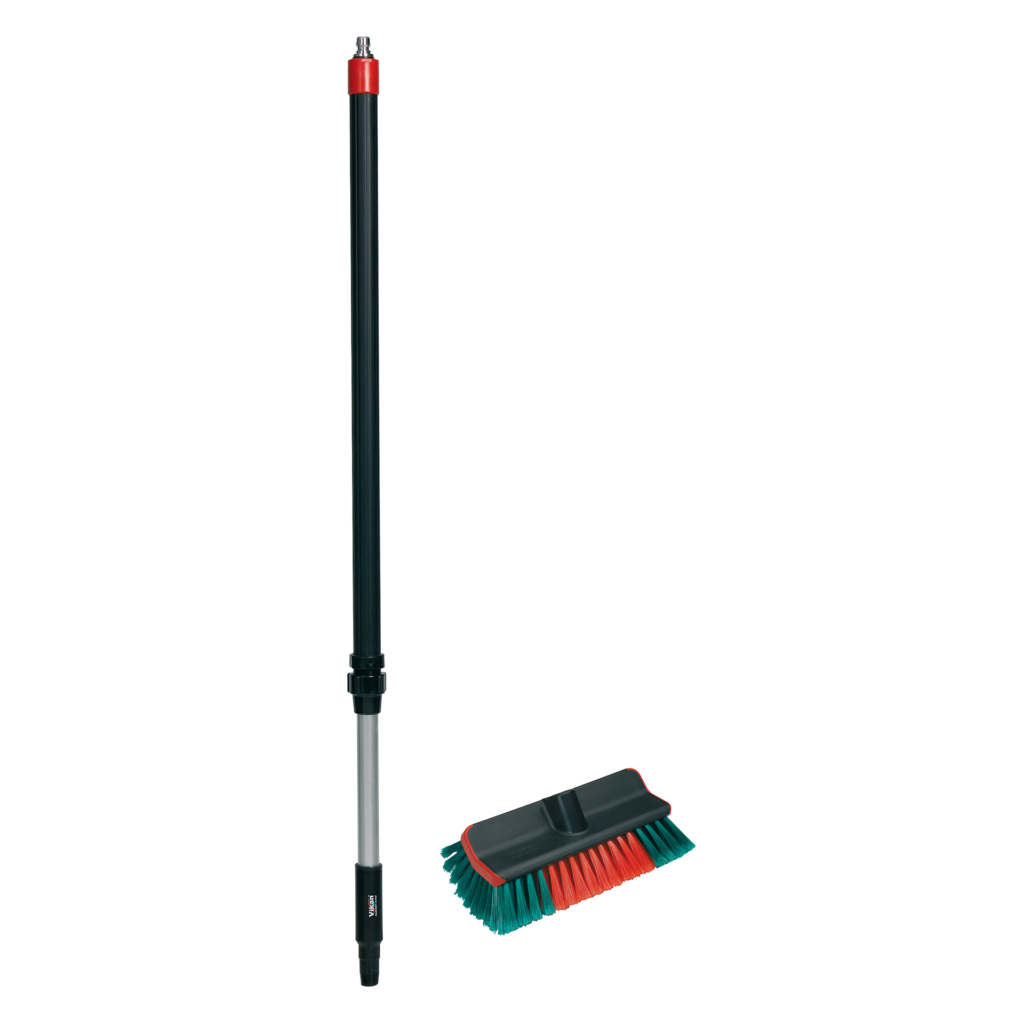 Vikan borste med teleskopskaft