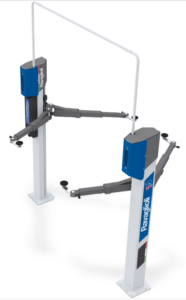 2-pelarlyft 3,5 ton anpassad för elbilar