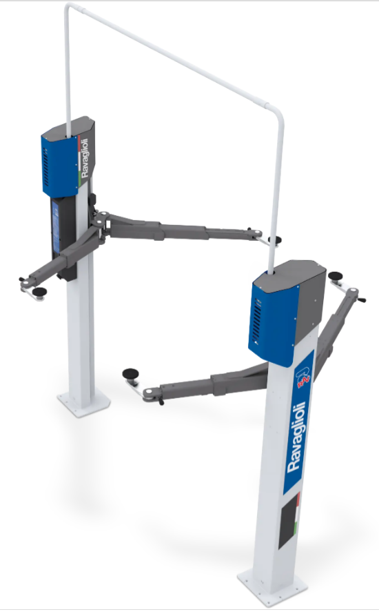 2-pelarlyft 3,5 ton anpassad för elbilar