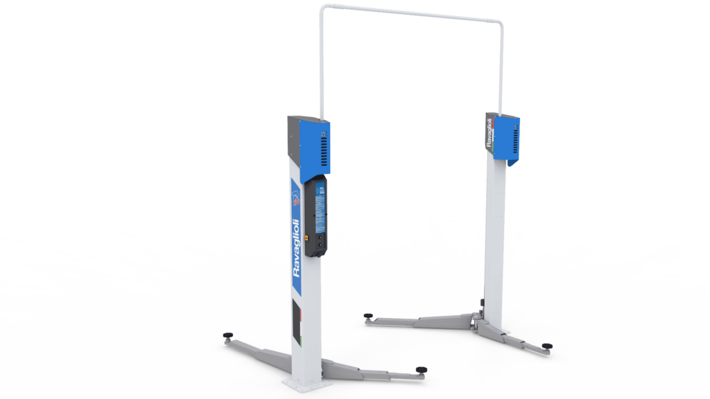 2-pelarlyft med El uttag och TEQlink