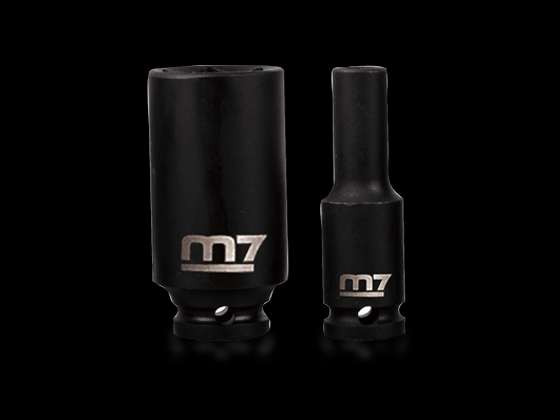 M7 Krafthylsa 1/2" Lång 19