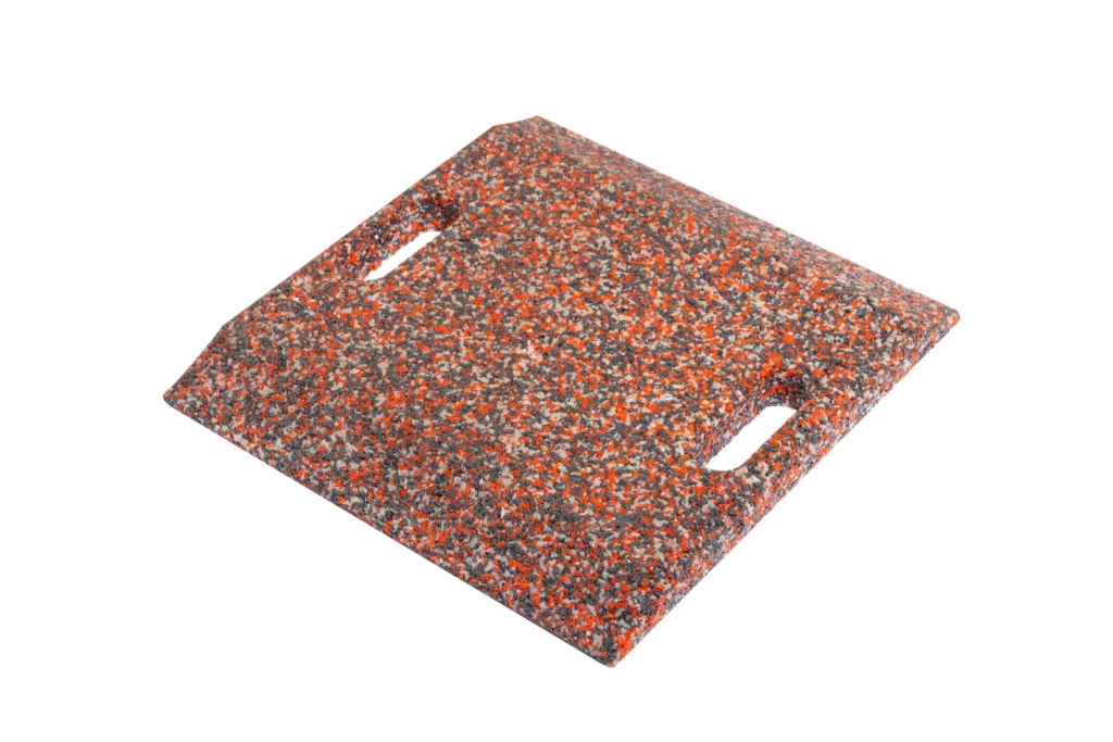 Uppkörningsramp för tvåpelarlyft