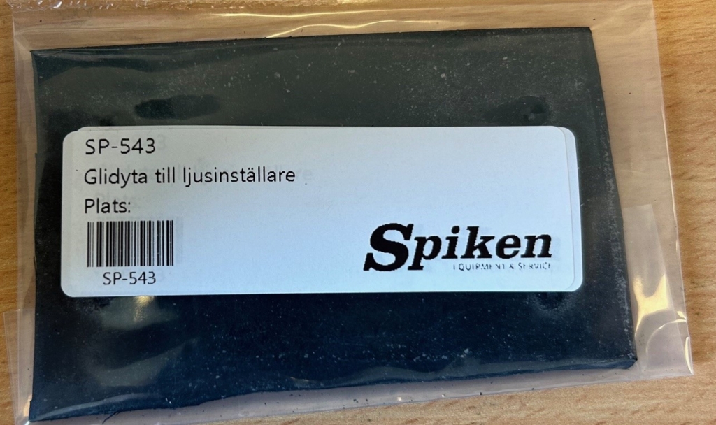 Glidyta till ljusinställare