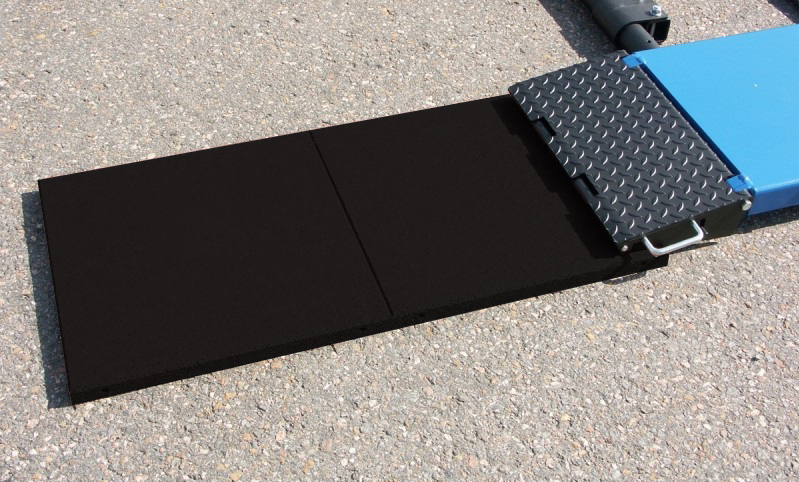 Uppkörningsramper före/efter lyft