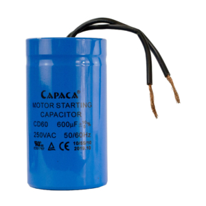 Kondensator 600uf för motor av gjutgods