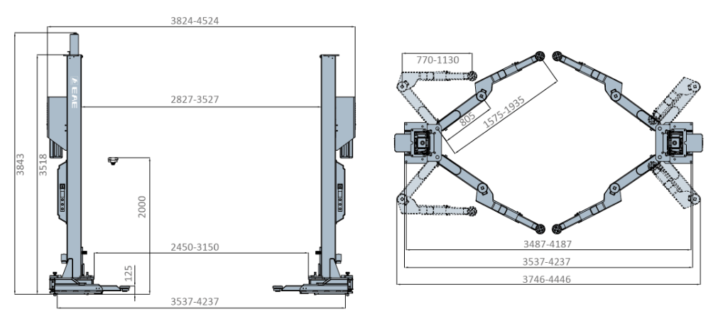 EAE 6,5ton E26M trådlös förbindelse